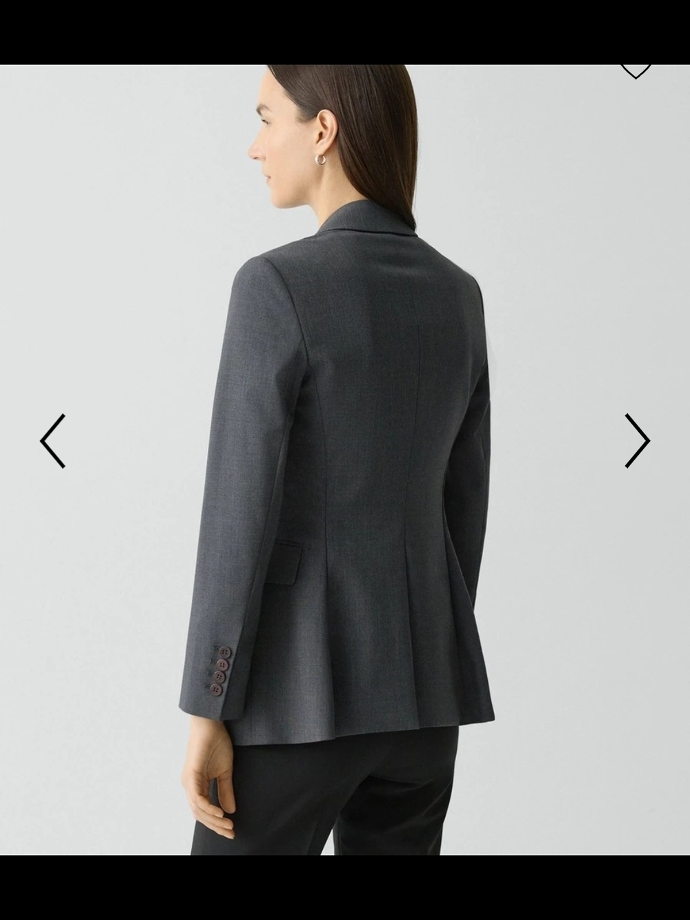 THEORY Etiennett Blazer In  Good Wool - Picture 4 of 10